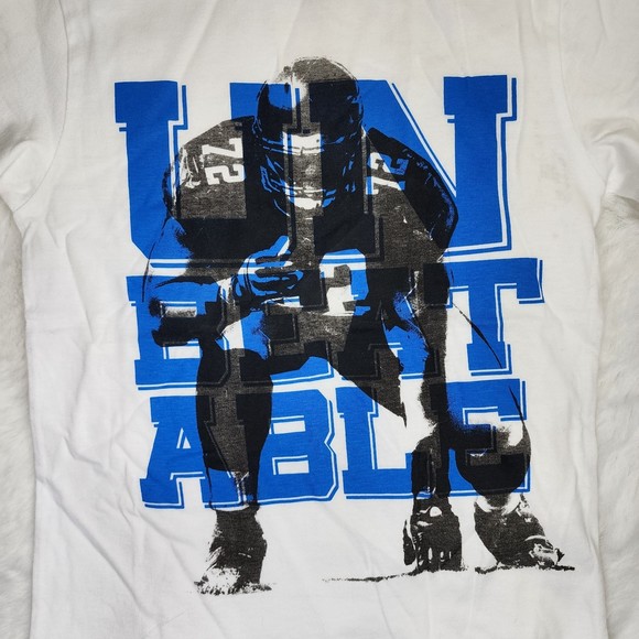The Children's Place White "Unbeatable" Football Graphic Tee Size … - Picture 2 of 6